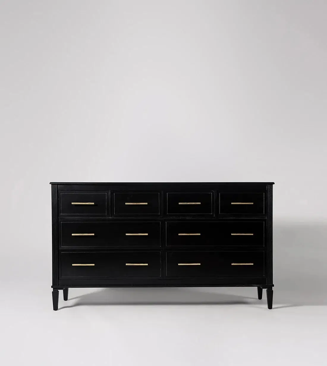 Indian Style Black Mango Wood Sideboard