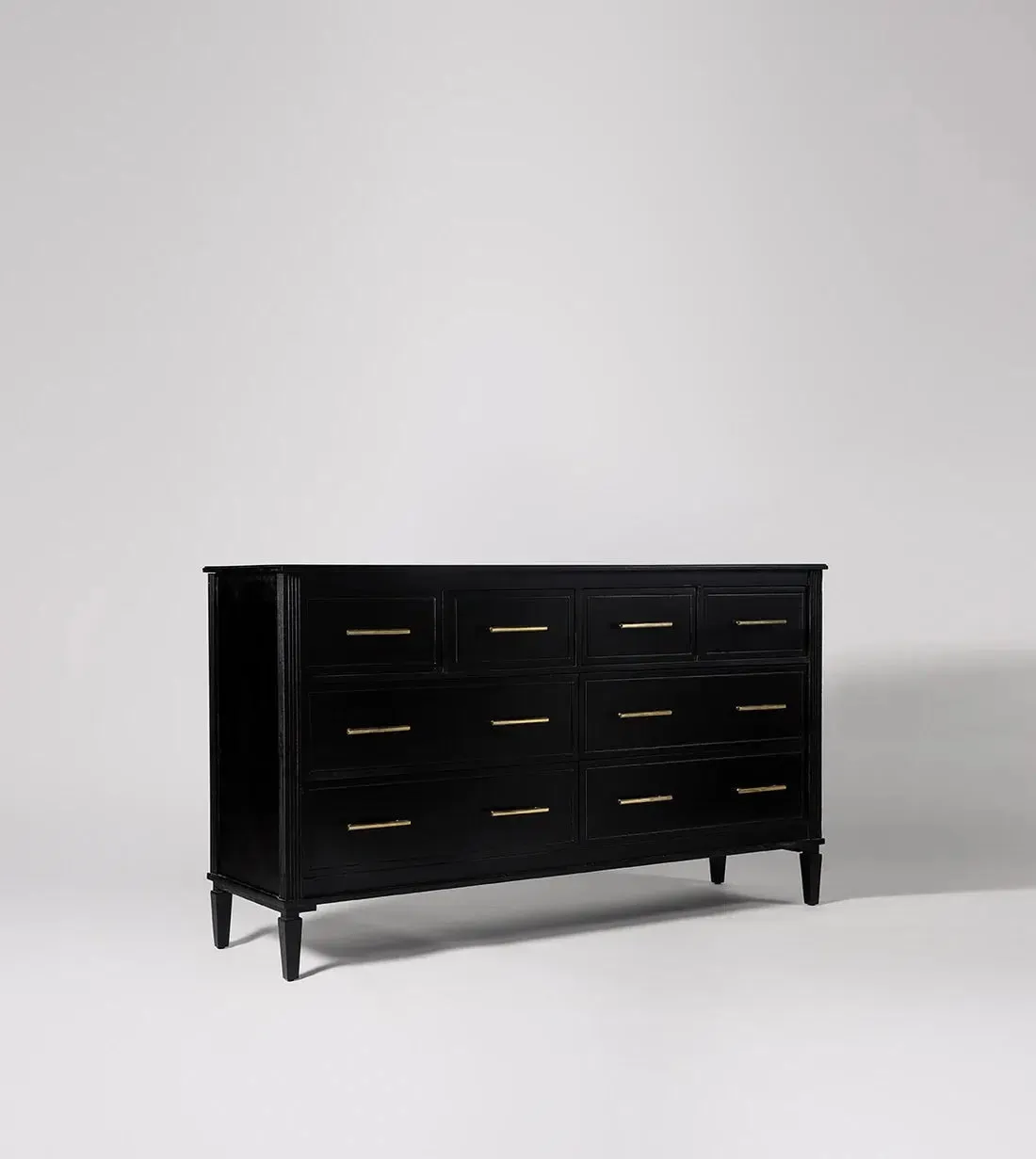 Indian Style Black Mango Wood Sideboard