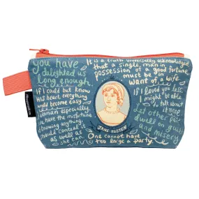 Jane Austen Quotes Zipper Bag