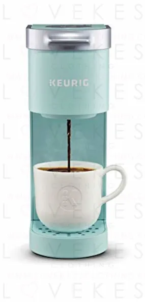 Keurig K-Mini Coffee Maker, Single Serve K-Cup Pod Coffee Brewer, 6 to 12 oz. Brew Sizes, Oasis