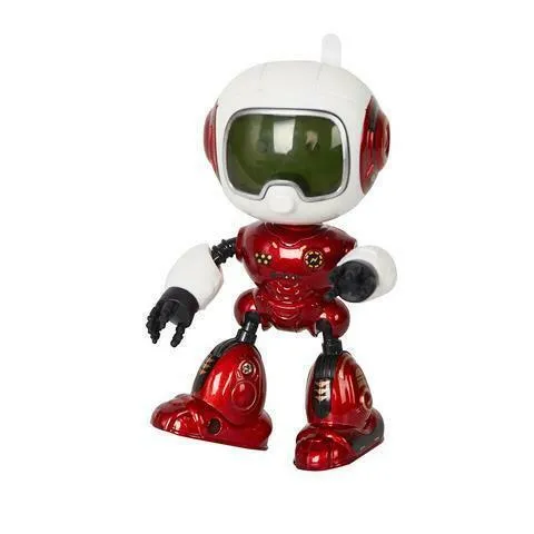 Kid Mini Metal Robots Toy Toddler Music Light Birthday Xmas Boys Gift