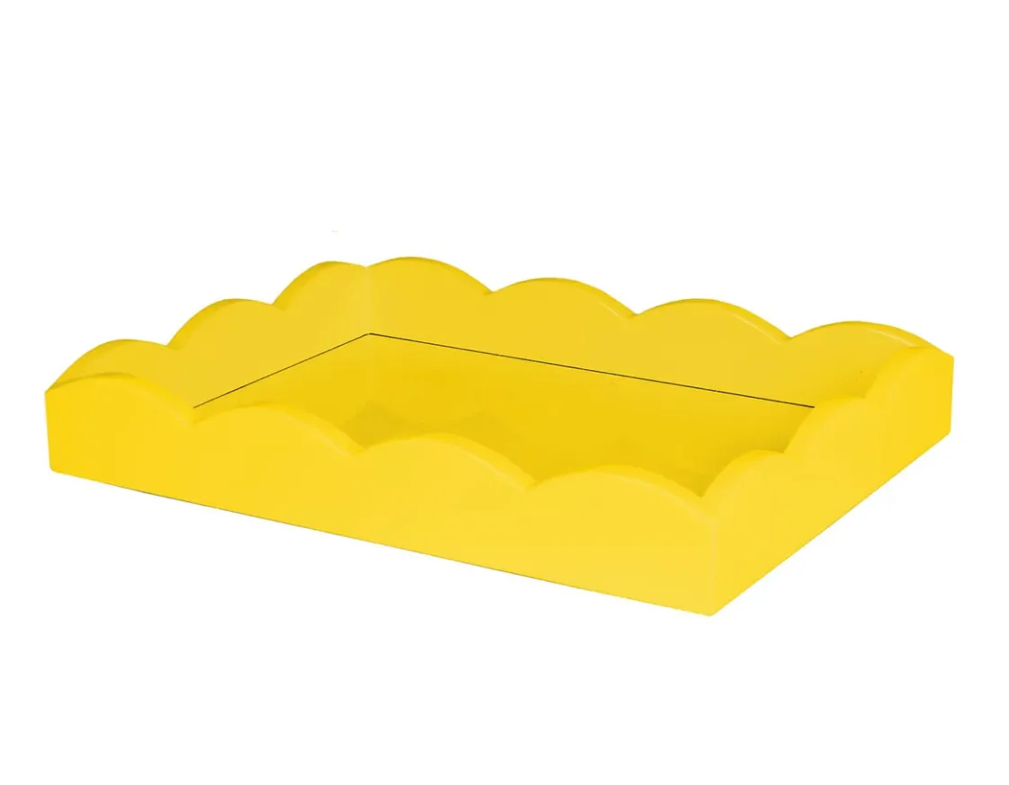 Lacquered Scalloped Tray