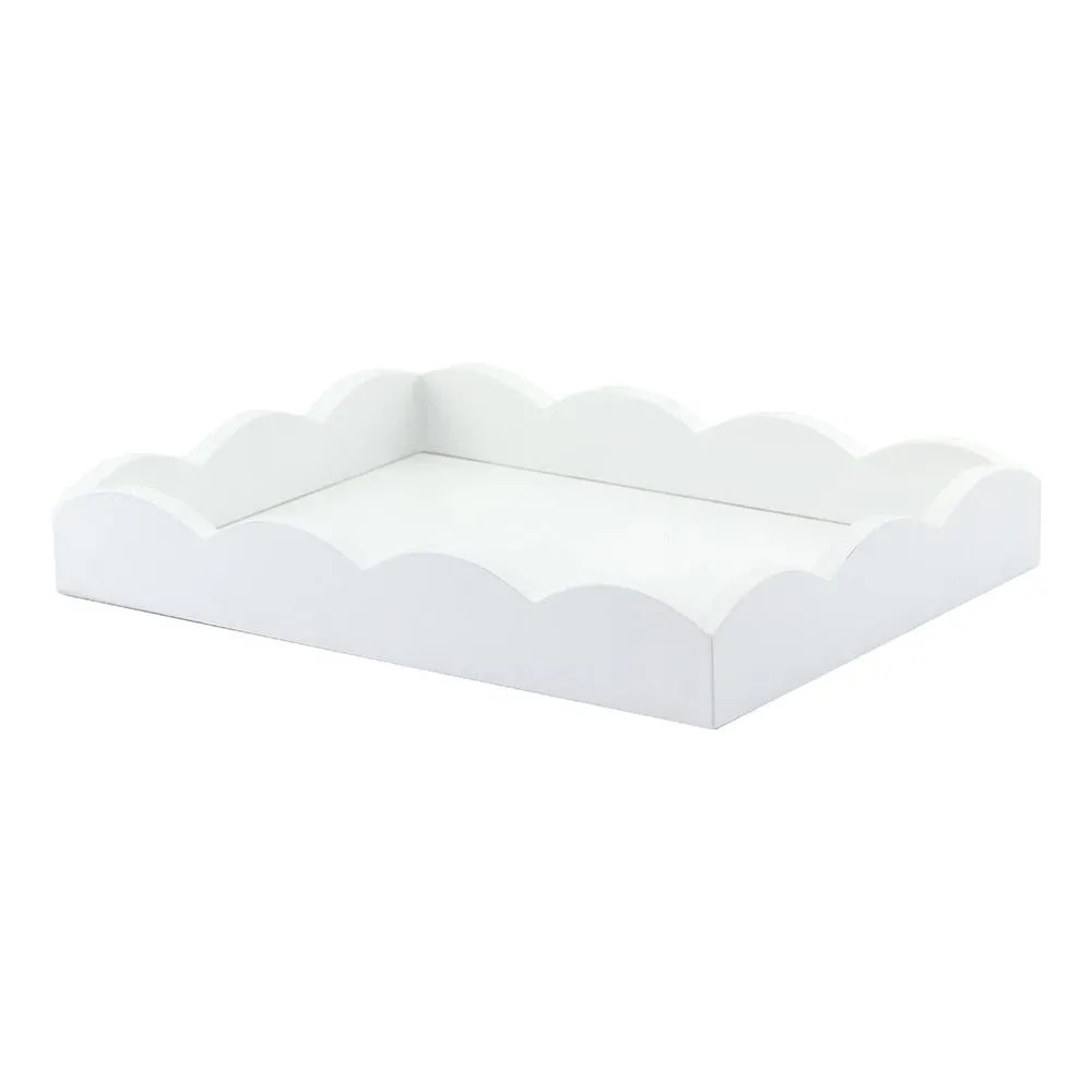 Lacquered Scalloped Tray