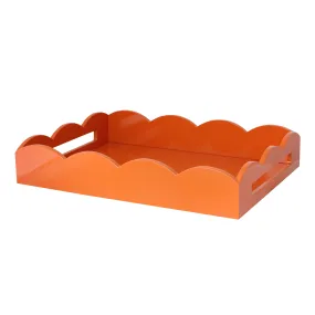 Lacquered Scalloped Tray