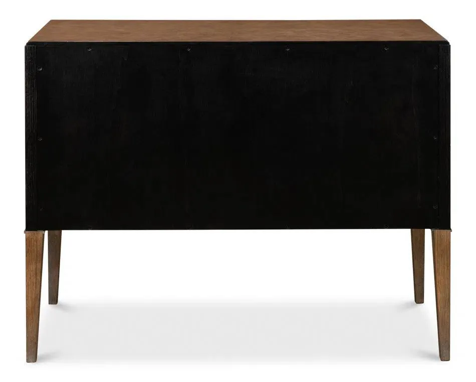 Ladlow Chest Two Drawers Light Mink Finish