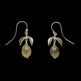 Lemon Drop Earrings - Dainty Wire