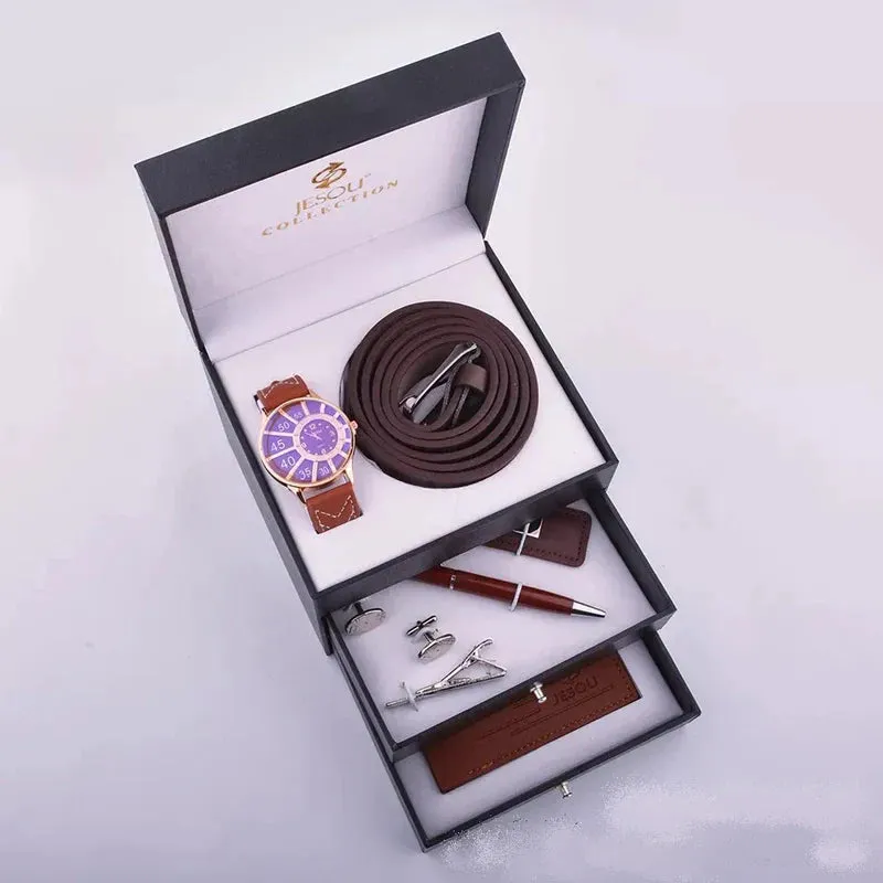 Luxury Fashion Leather Business Men Gift Set