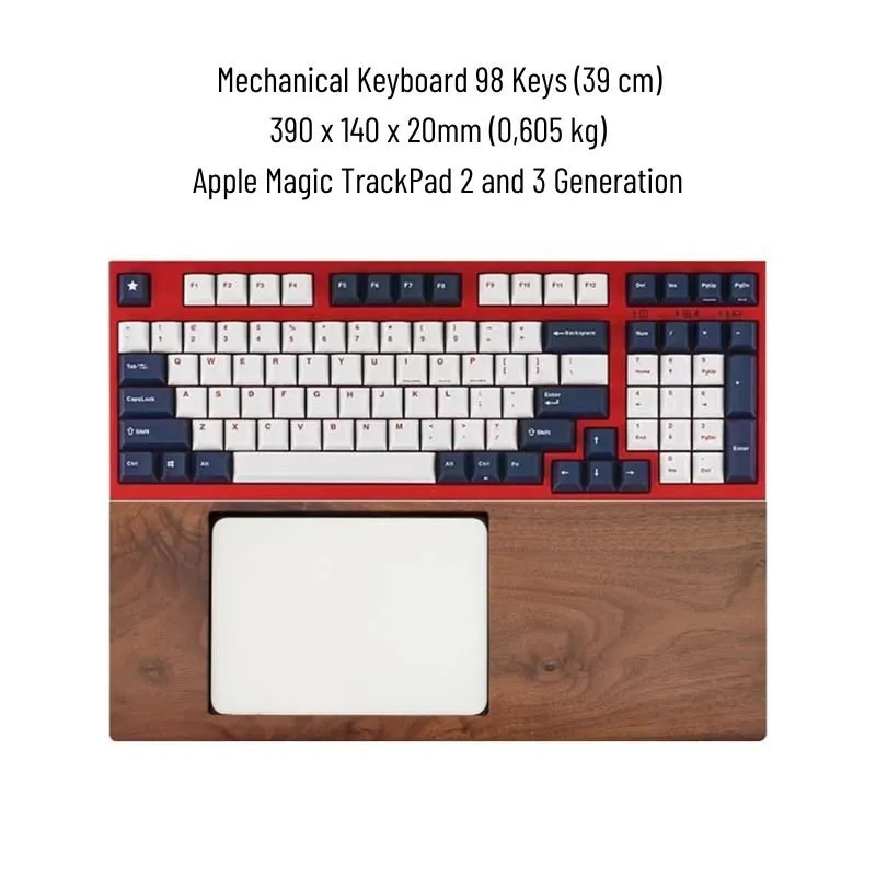 Magic TrackPad Tray for Mechanical Keyboard