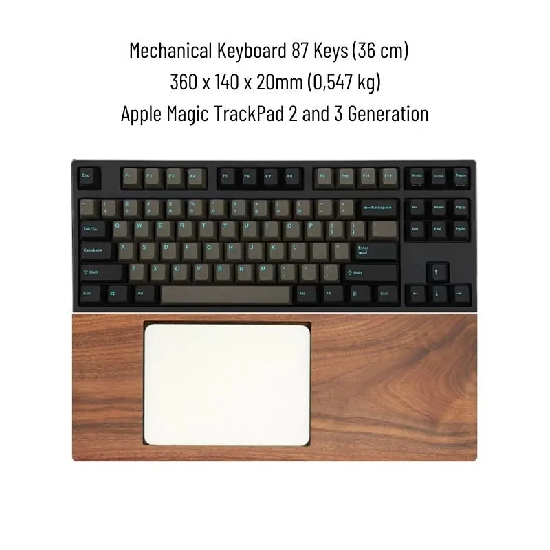 Magic TrackPad Tray for Mechanical Keyboard