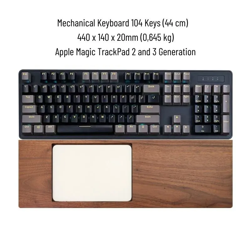 Magic TrackPad Tray for Mechanical Keyboard