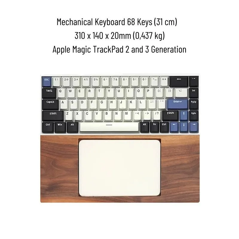 Magic TrackPad Tray for Mechanical Keyboard