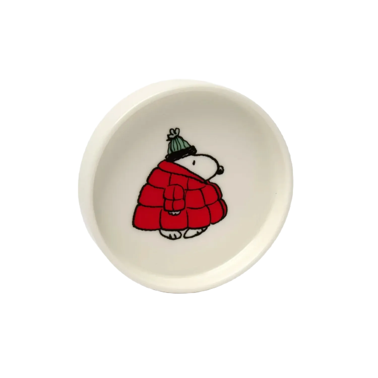 Magpie Gifts Peanuts Snoopy Round Trinket Dish - Puffa