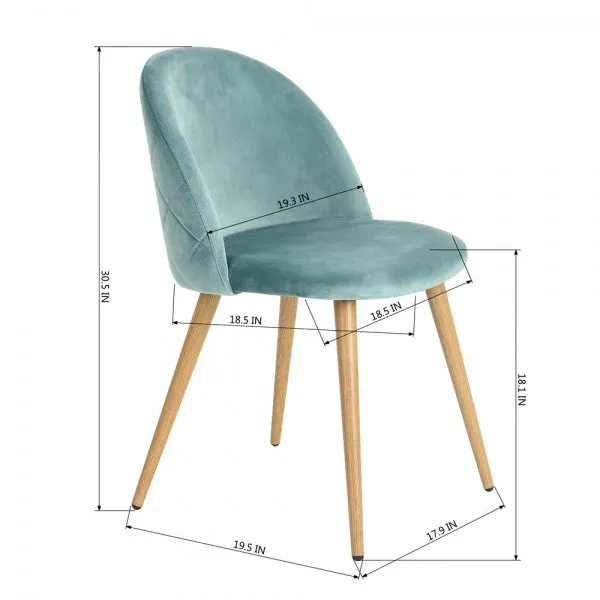 Modern and original velvet dining chair with graphic detail behind the back - ZOMBA