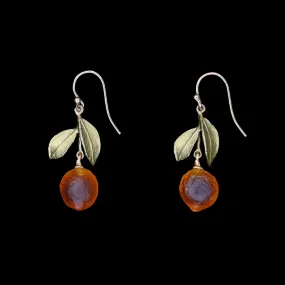 Orange Earrings - Drop Wire