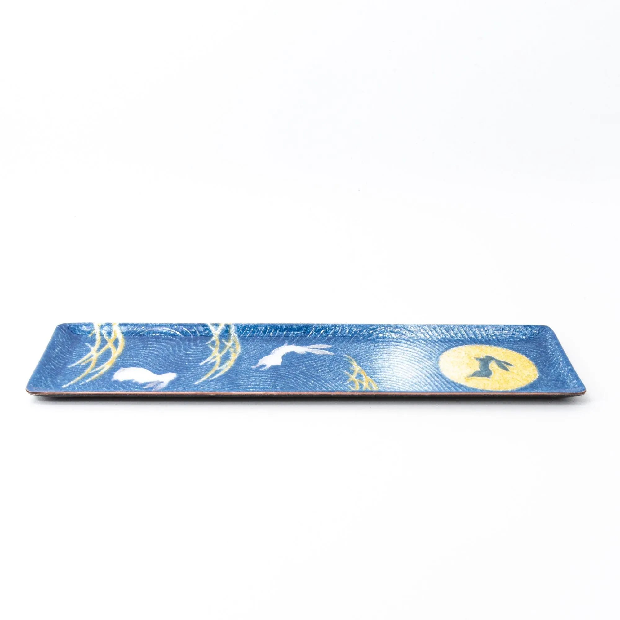 Rabbit Under Moon Shippo Ware Slim Pen Tray