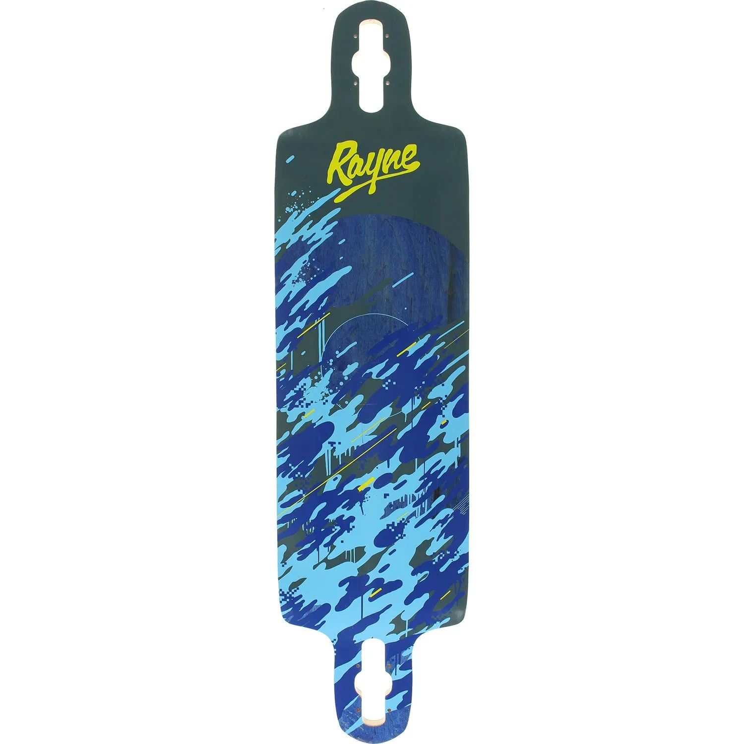 Rayne Demonseed Wave Camo Longboard Deck - 39"