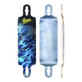 Rayne Demonseed Wave Camo Longboard Deck - 39"