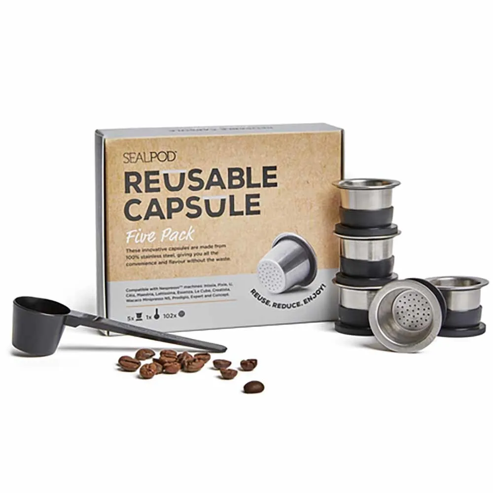 Reusable Coffee Capsules - 5 Pack