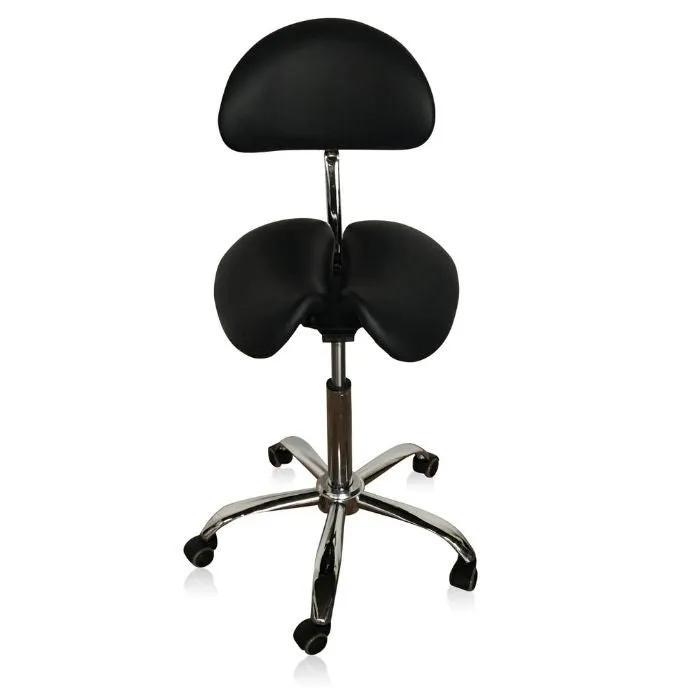 Saddle Style Split Seat Ergonomic Saddle Chair or Stool