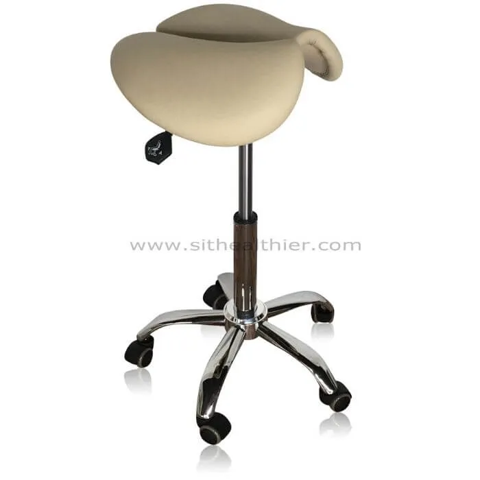 Saddle Style Split Seat Ergonomic Saddle Chair or Stool