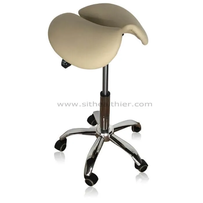 Saddle Style Split Seat Ergonomic Saddle Chair or Stool