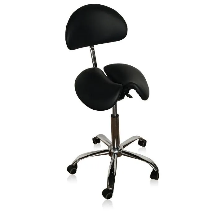 Saddle Style Split Seat Ergonomic Saddle Chair or Stool