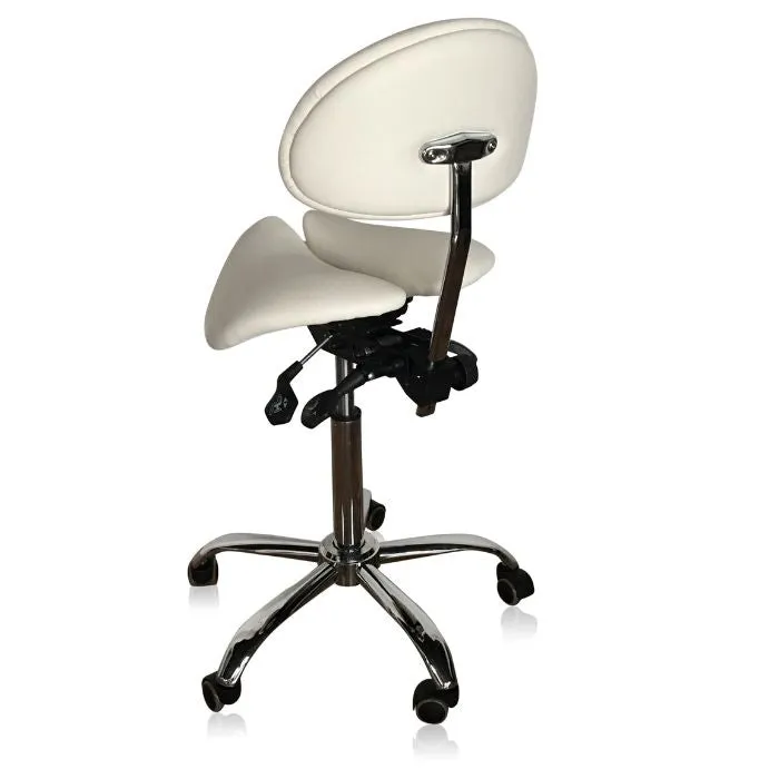 Saddle Style Split Seat Ergonomic Saddle Chair or Stool