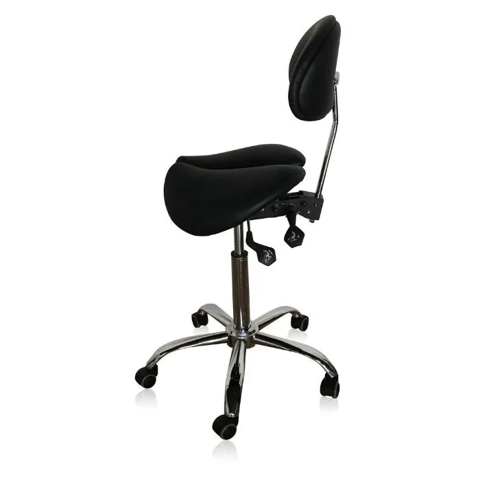 Saddle Style Split Seat Ergonomic Saddle Chair or Stool