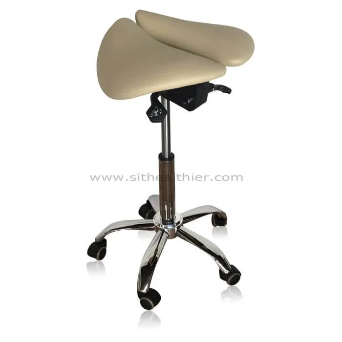 Saddle Style Split Seat Ergonomic Saddle Chair or Stool