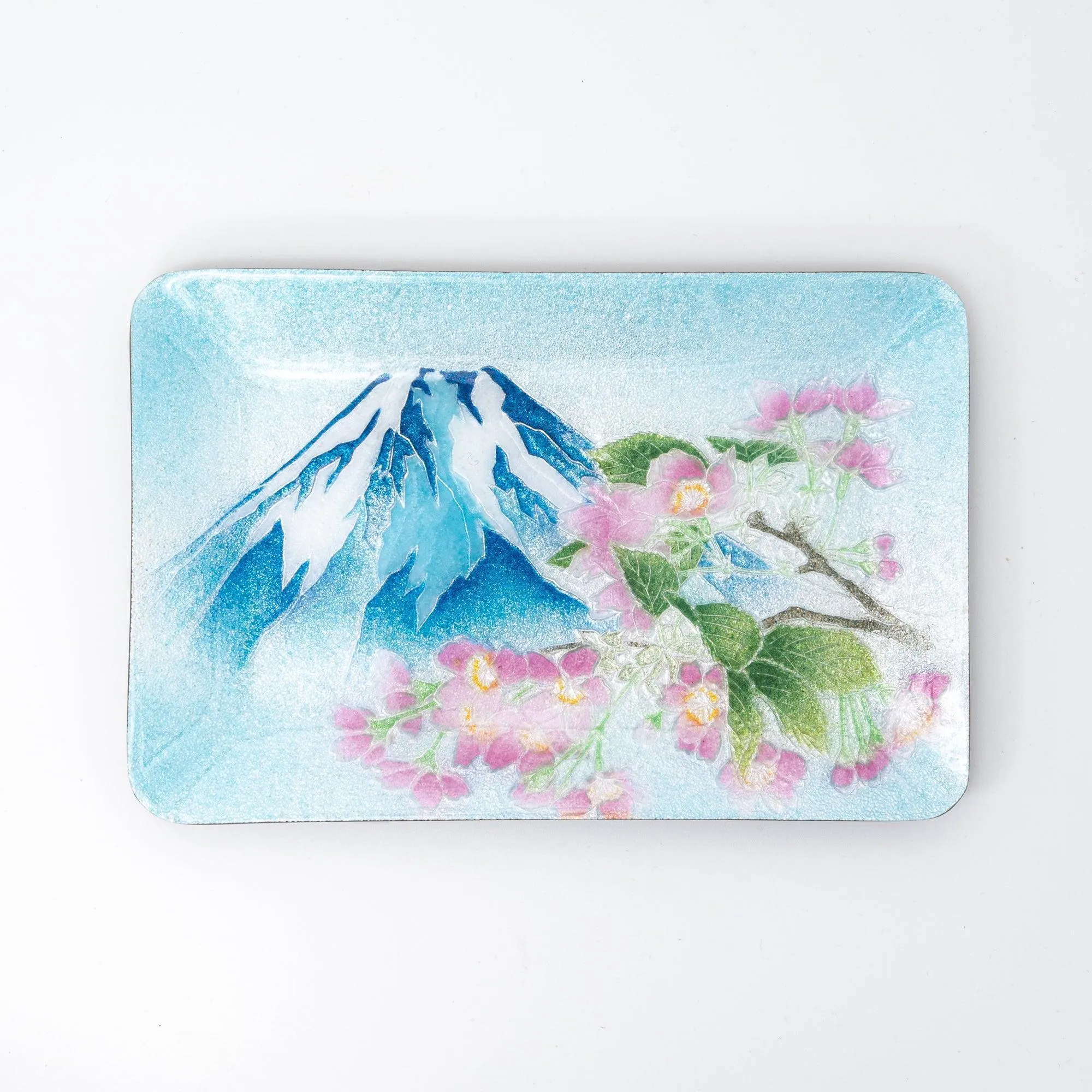 Sakura and Fuji Shippo Ware Large Pen Tray