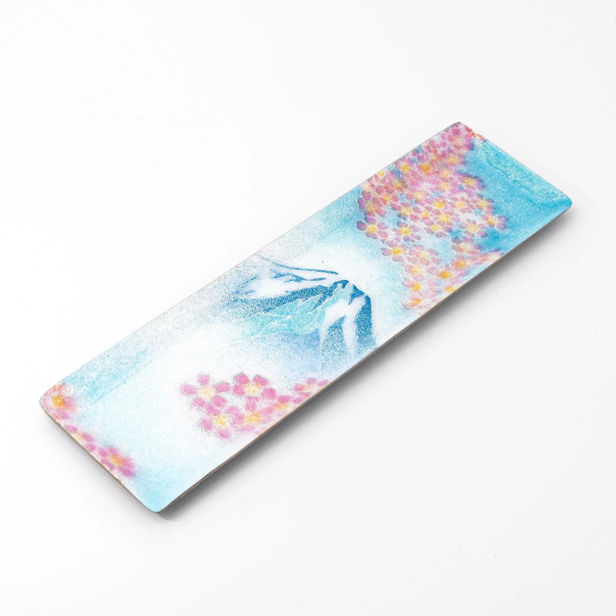 Sakura and Fuji Shippo Ware Slim Pen Tray