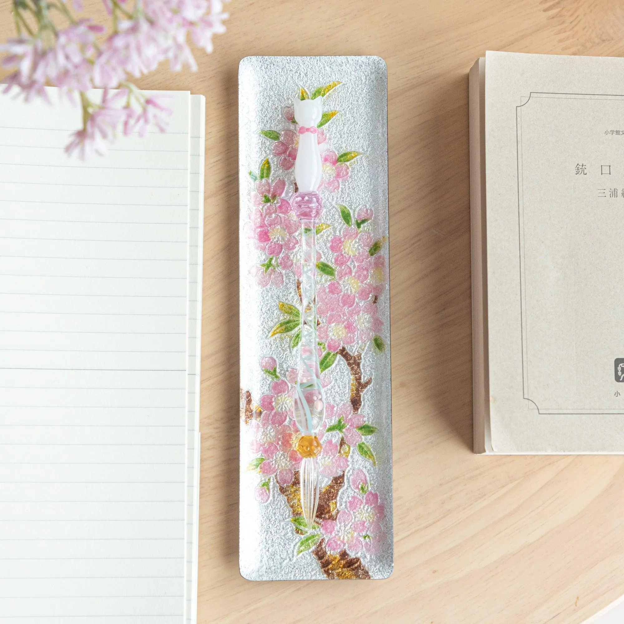 Sakura Shippo Ware Slim Pen Tray