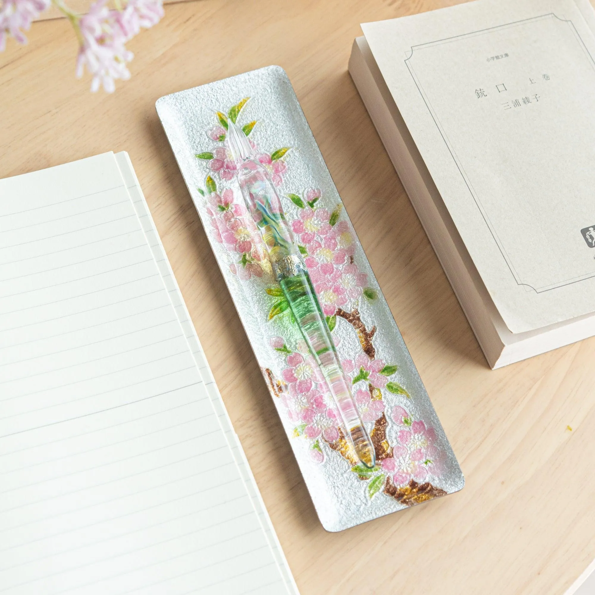 Sakura Shippo Ware Slim Pen Tray