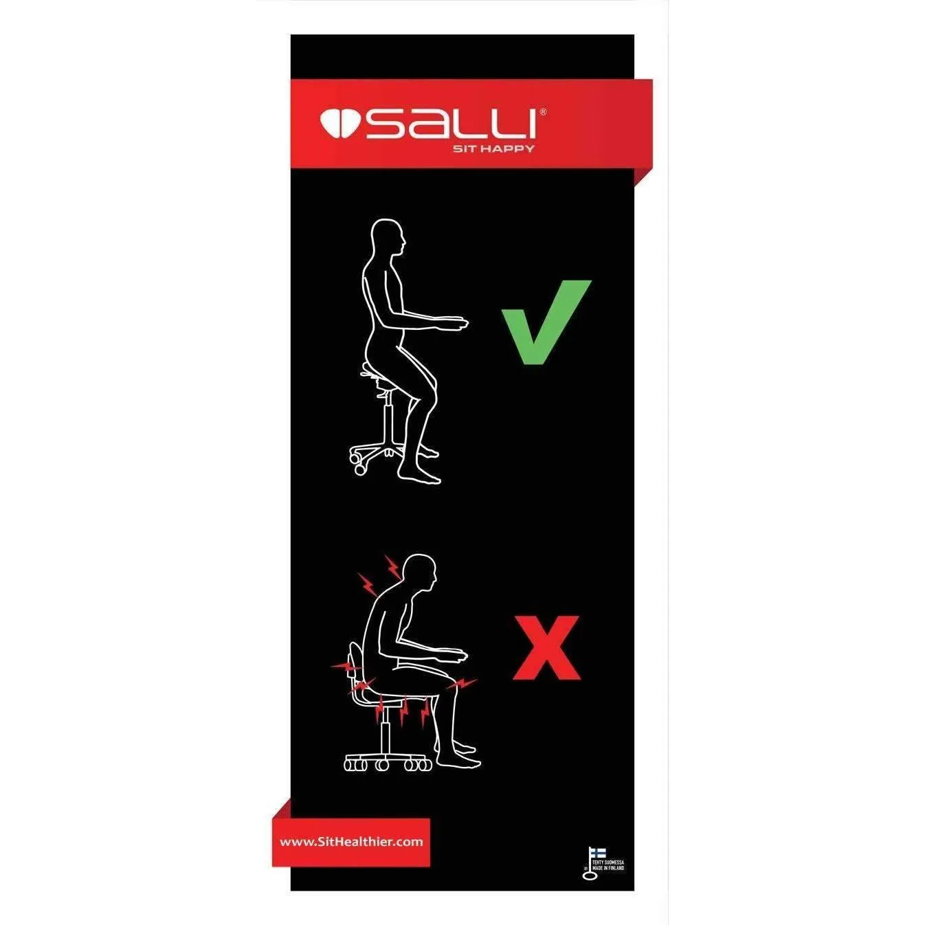 Salli Surgeon or Expert Multiadjuster Medical Chair or Stool