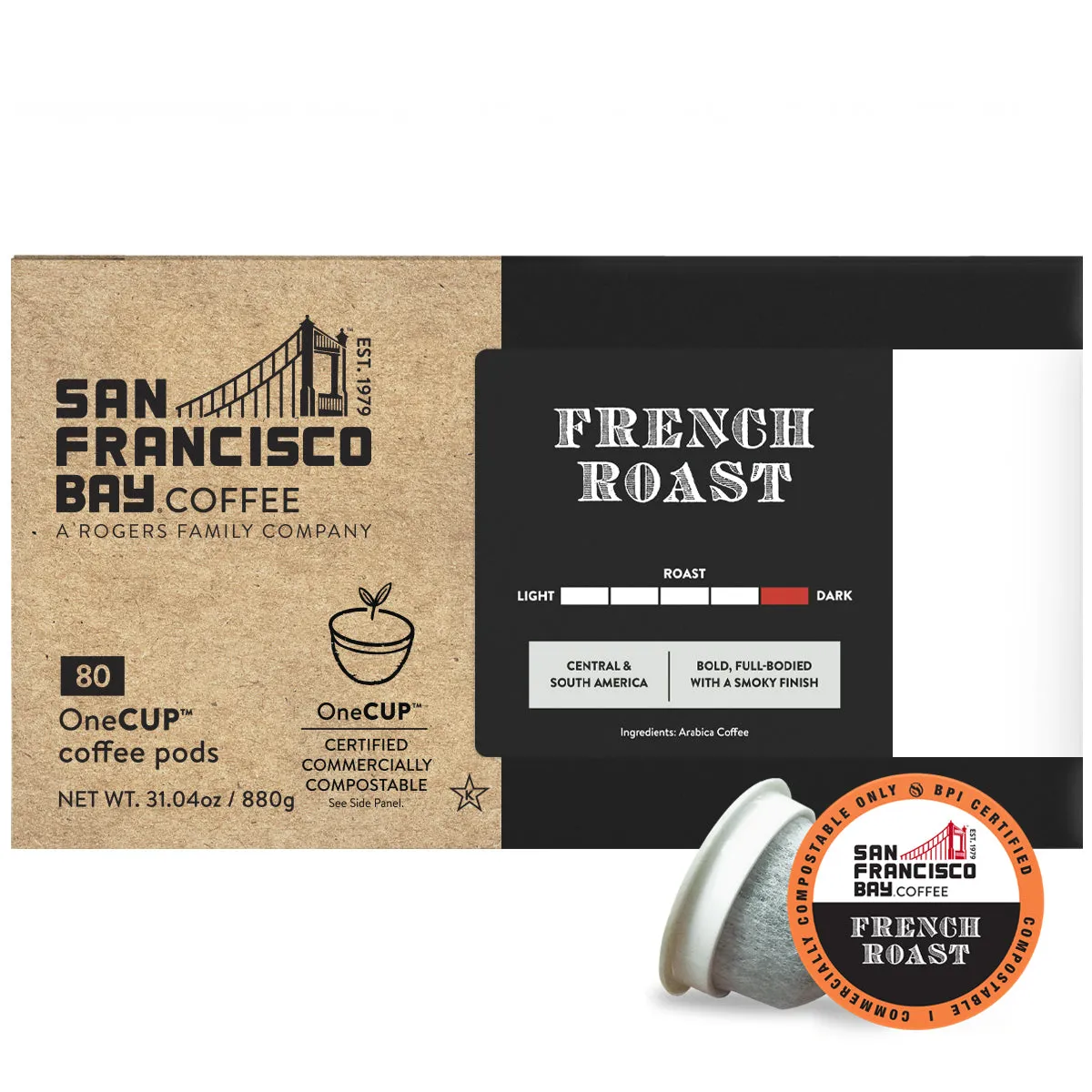 San Francisco Bay French Roast Single Serve Coffee 80 Pack