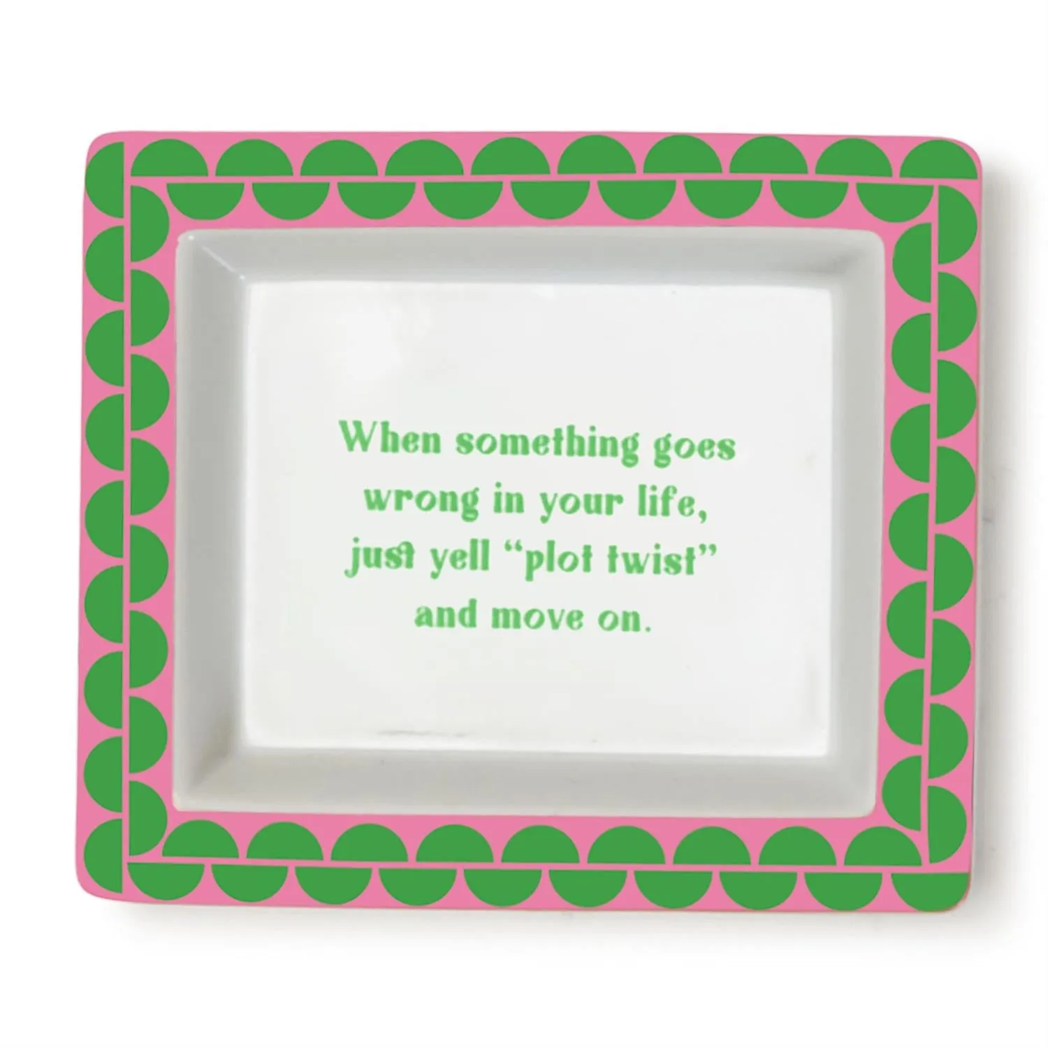 Sassy Wise Saying Desk Tray in Gift Box