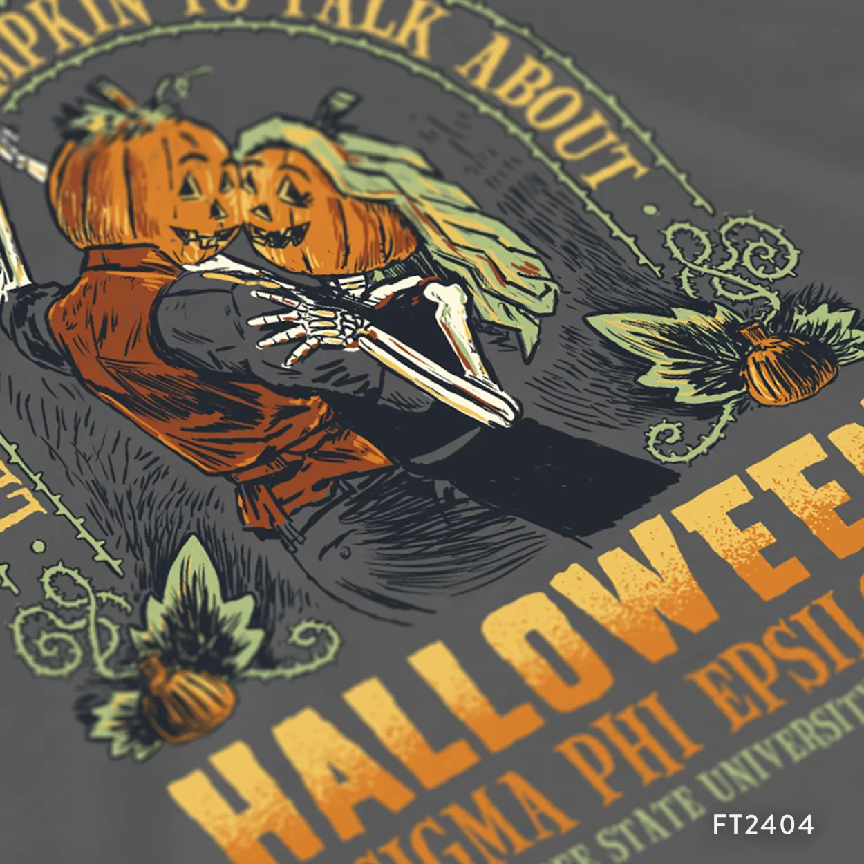 Sigma Phi Epsilon Halloween Date Party T-Shirt Design