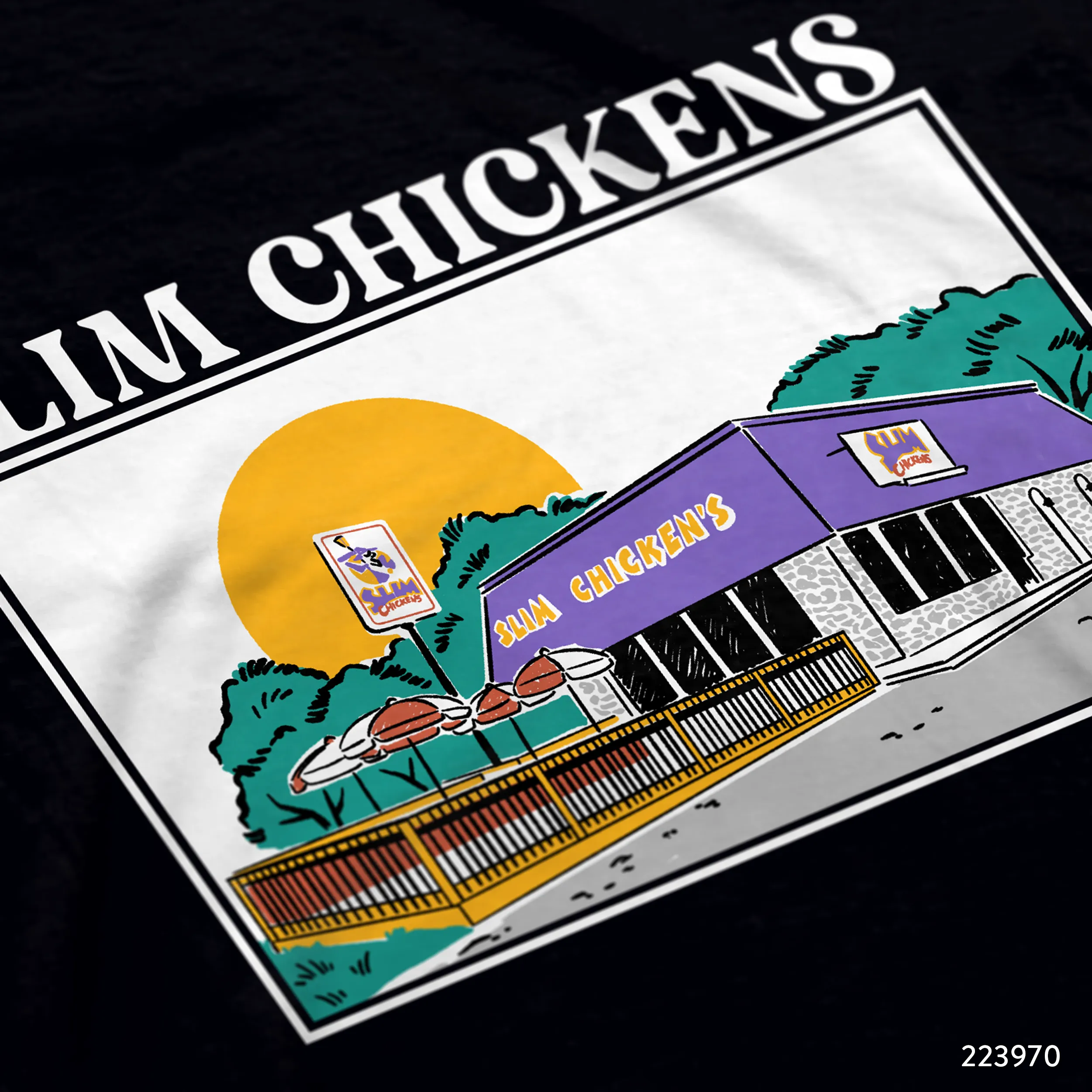 Slim Chickens PR T-Shirt Design