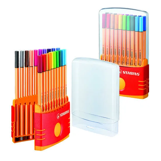 STABILO point 88 Fineliner Pen Colourparade Set of 20