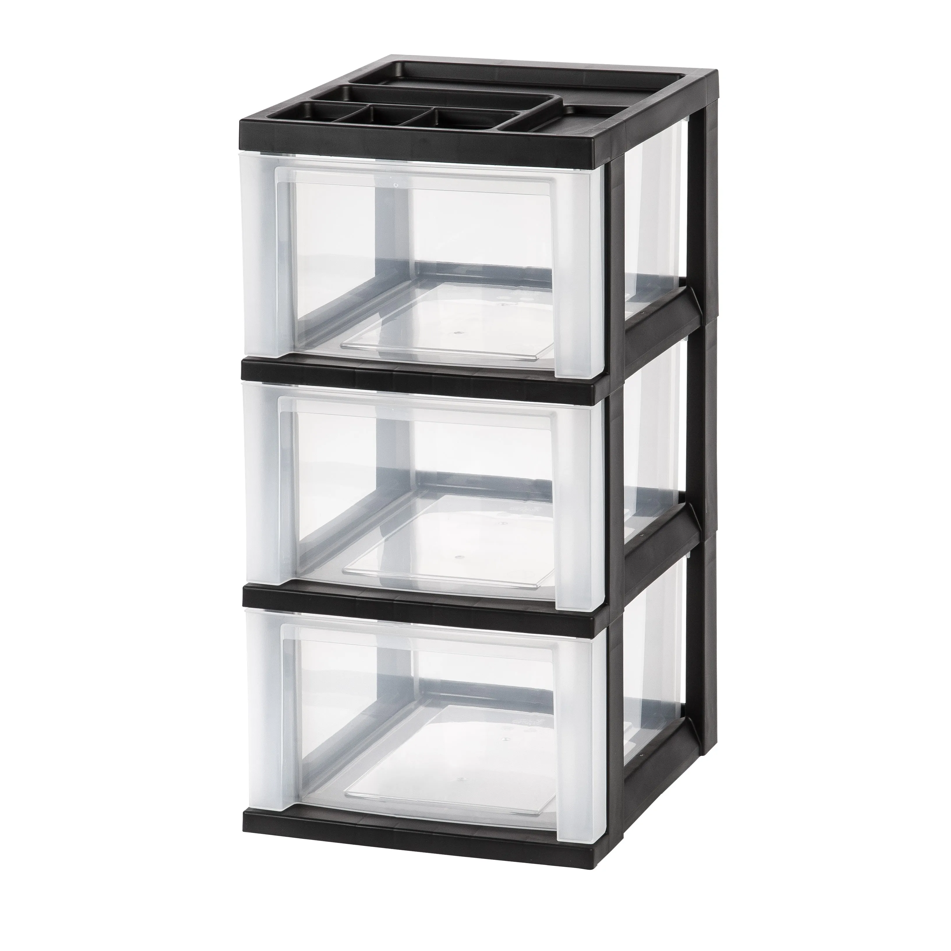 Storage Drawer Cart with Organizer Top - 3 Drawer