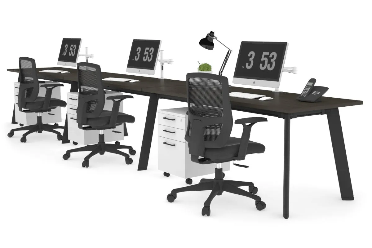 Switch - 3 Person Office Workstation Run [1800L x 700W]