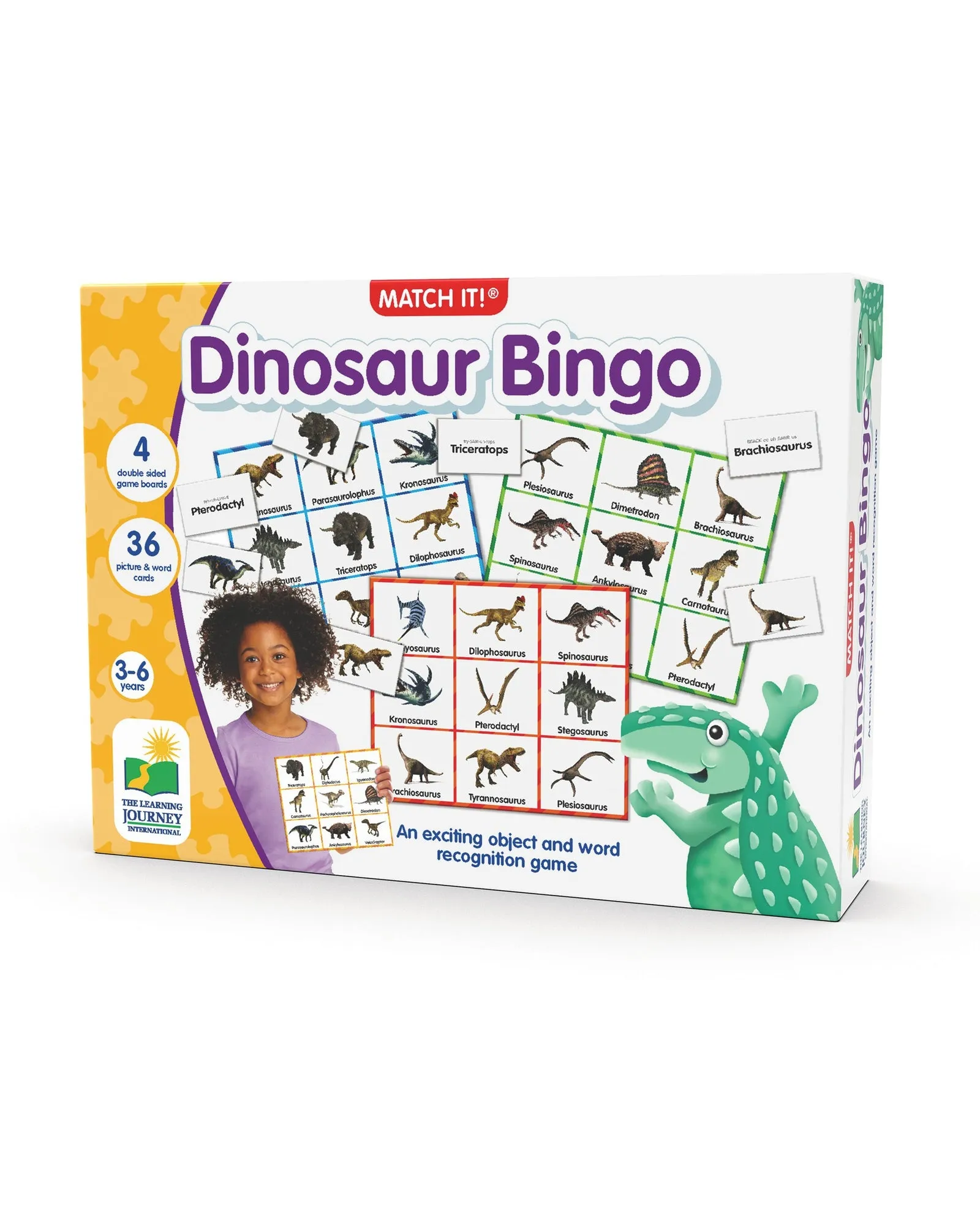 The Learning Journey Match It Bingo Dinosaurs