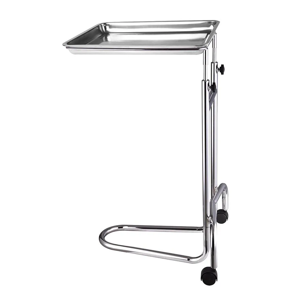 TheLAShop Mayo Instrument Stand with Removable Tray Double Post