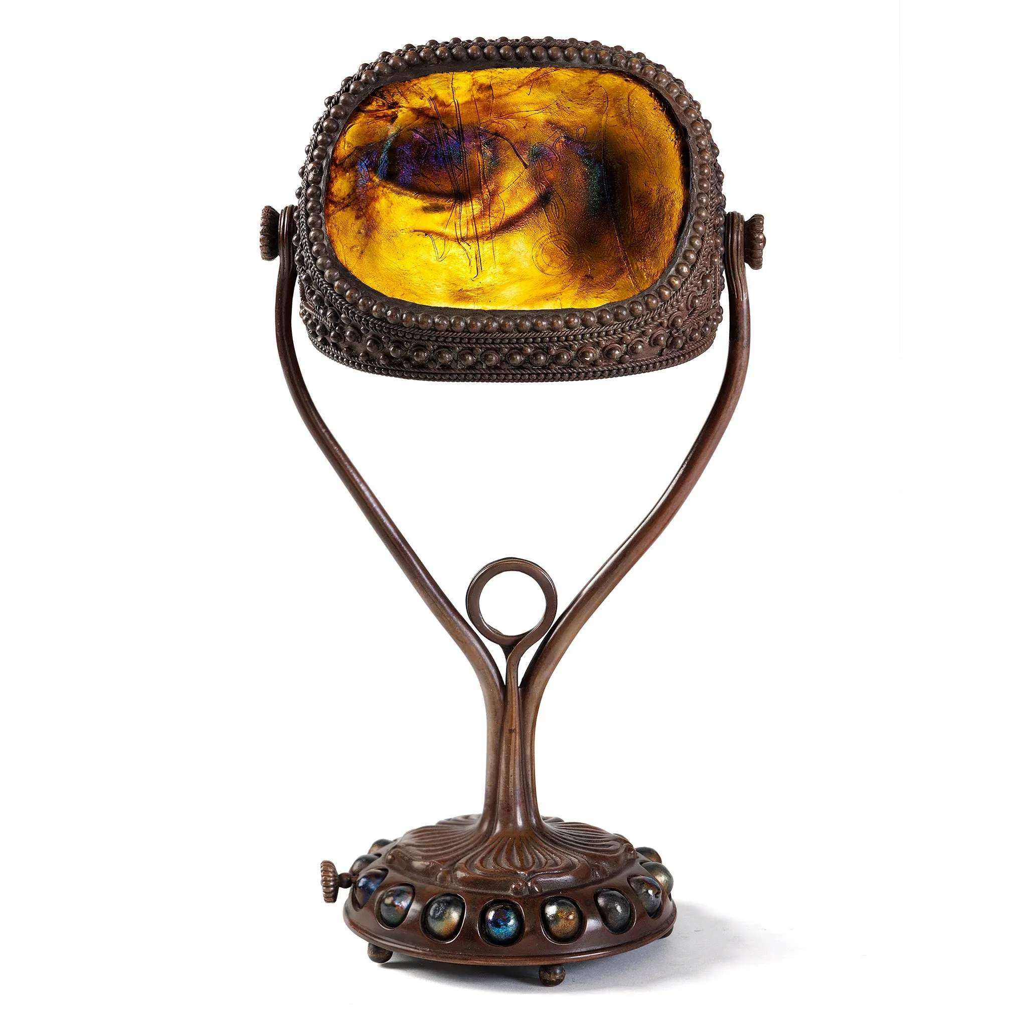 Tiffany Studios New York "Turtleback" Desk Lamp