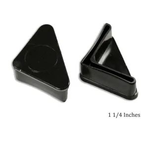 Triangular Plastic Cap For Metal Legs With 90 Degree Angle 1 1/4 X 1 1/4 Inch (Pack of: 1) - HI-44515-Z04