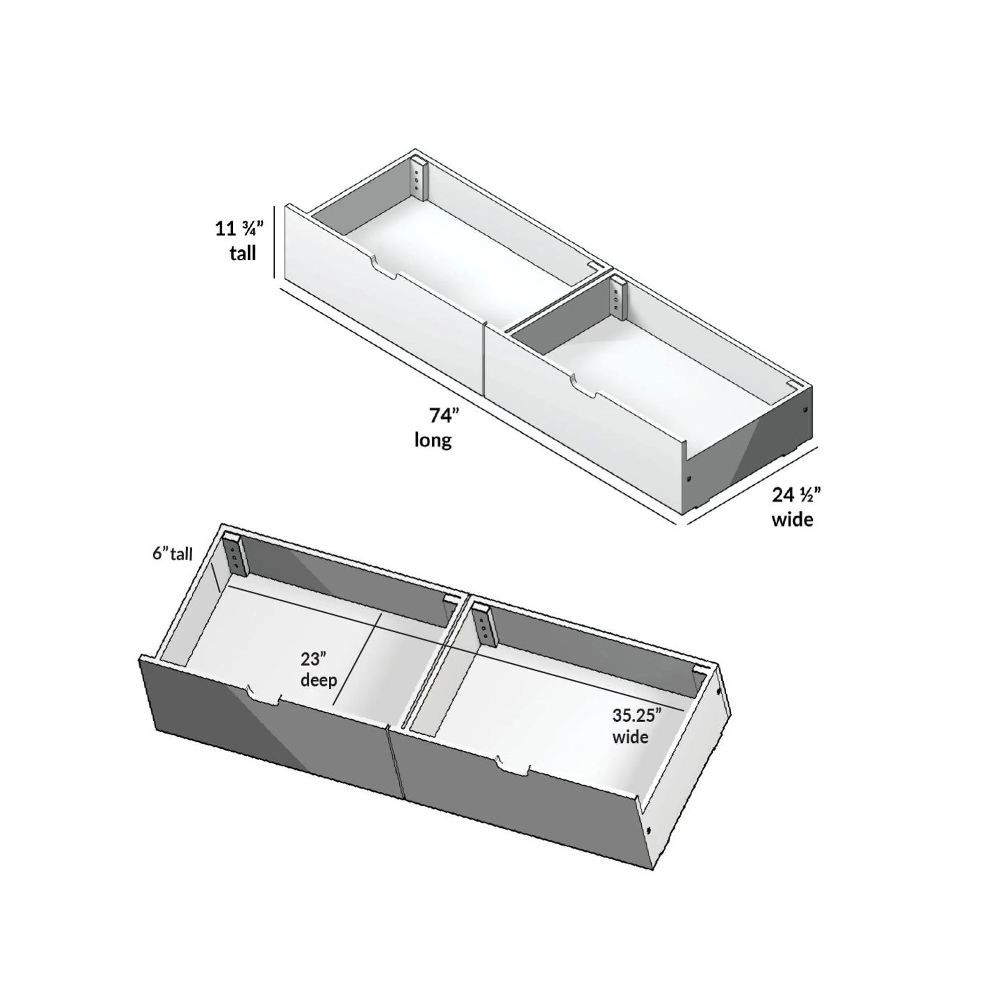 Underbed Storage Drawers