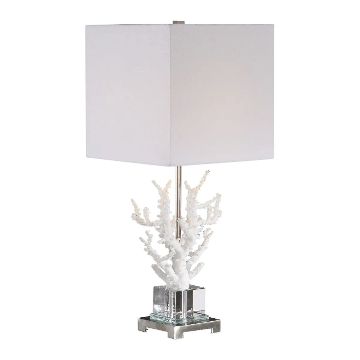 Uttermost Corallo White Coral Table Lamp