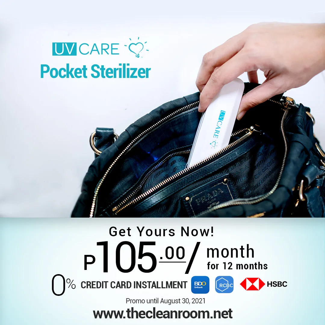 UV Care Pocket Sterilizer Vogue Collection: Mint Sorbet