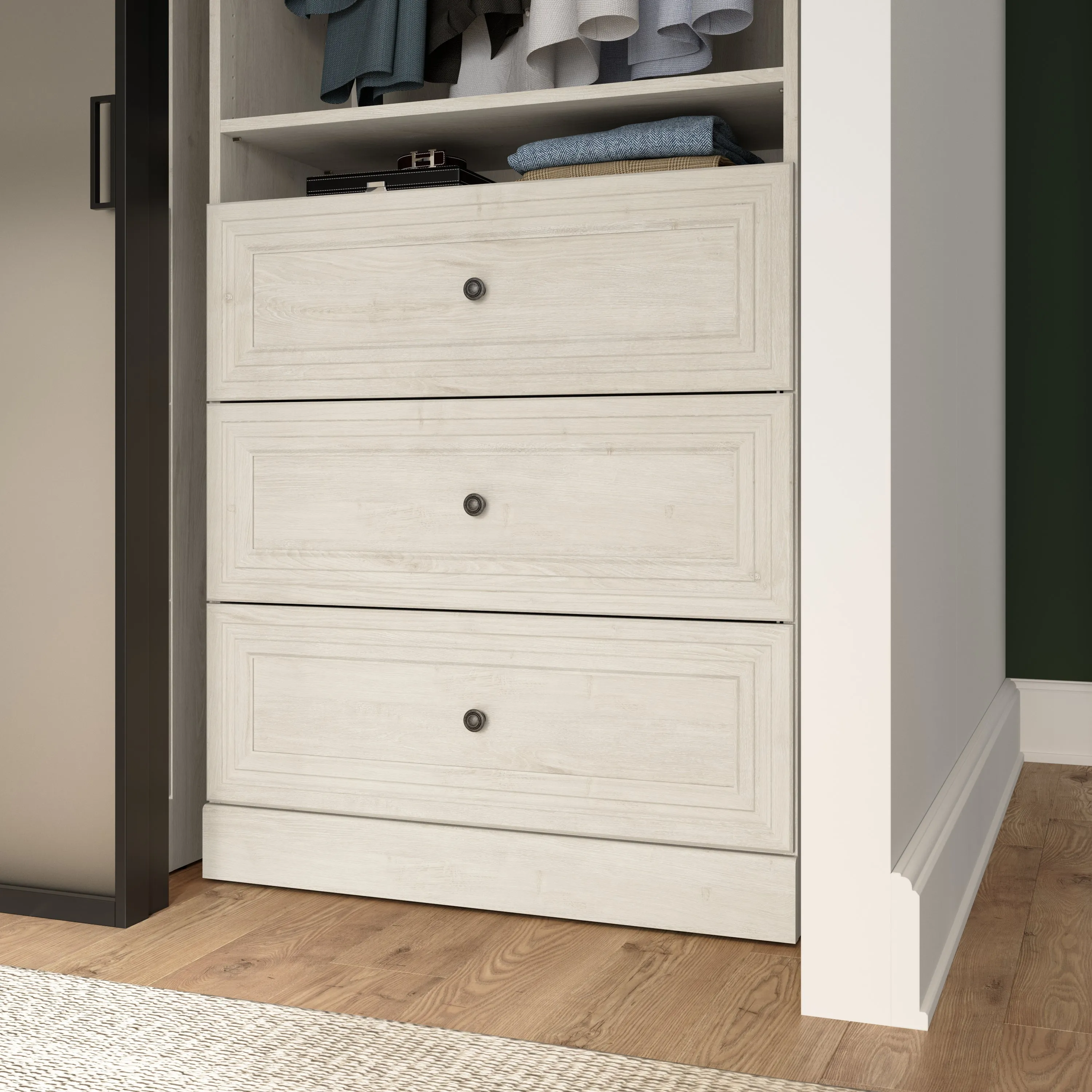 Versatile 3 Drawer Set For Versatile 36W Closet Organizer - Available in 2 Colours