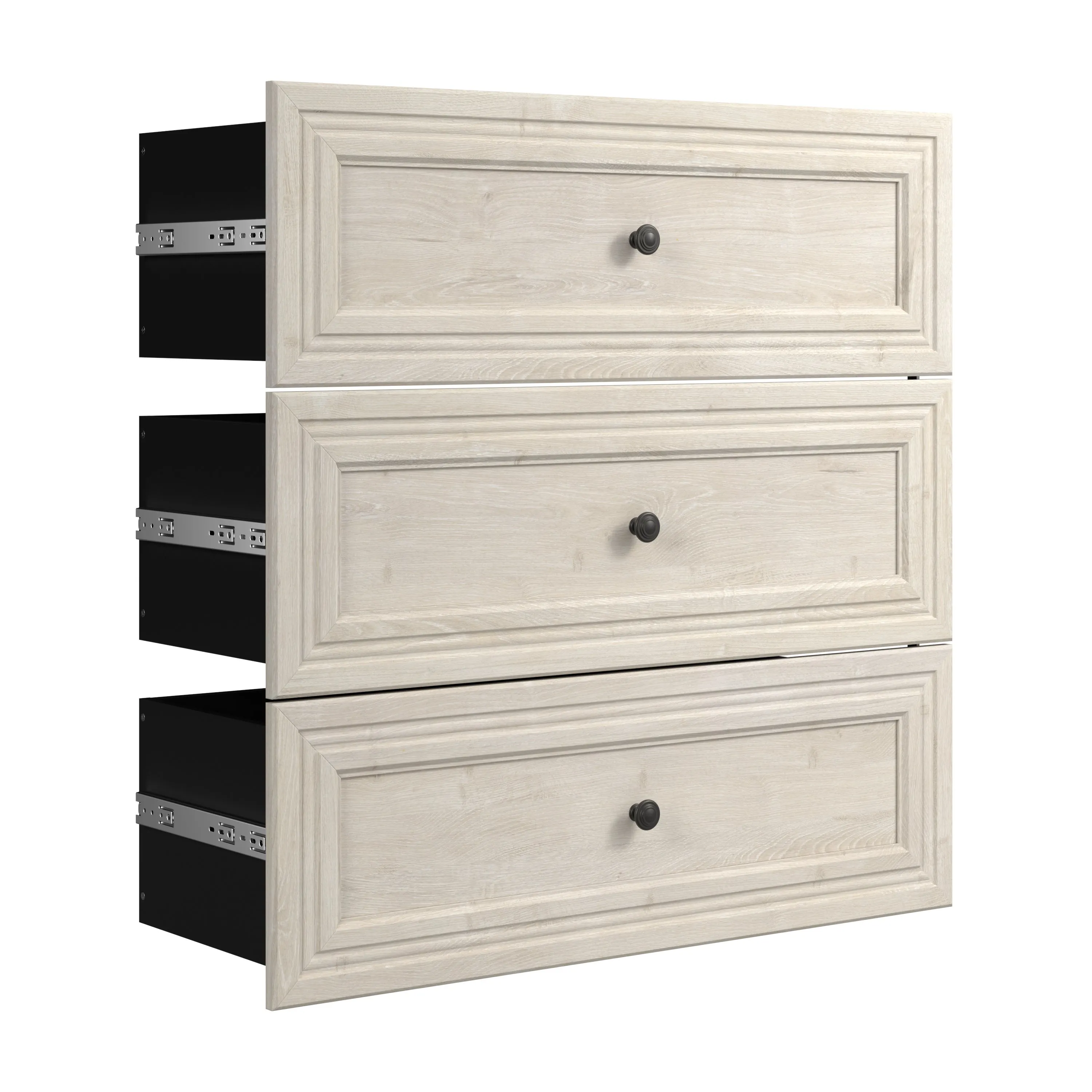 Versatile 3 Drawer Set For Versatile 36W Closet Organizer - Available in 2 Colours